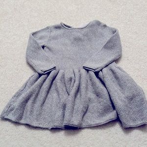 Joe Fresh Baby silver sparkle dress. 6-12 month